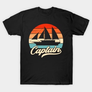 Sailing Ship Captain Vintage Sailboat Sailing T-Shirt